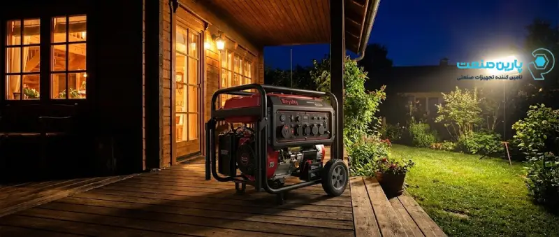 خرید موتور برق رویالتی بنزینی برای روشنایی ویلا و باغ